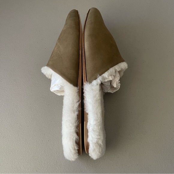 JENNI KAYNE Shearling Lined Mule SlipOn Laurel Women's Flats Size EU41 US10.5-11 - Picture 6 of 11